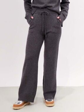 GENTLE HERD Cashmere Blend Wide Leg Pant